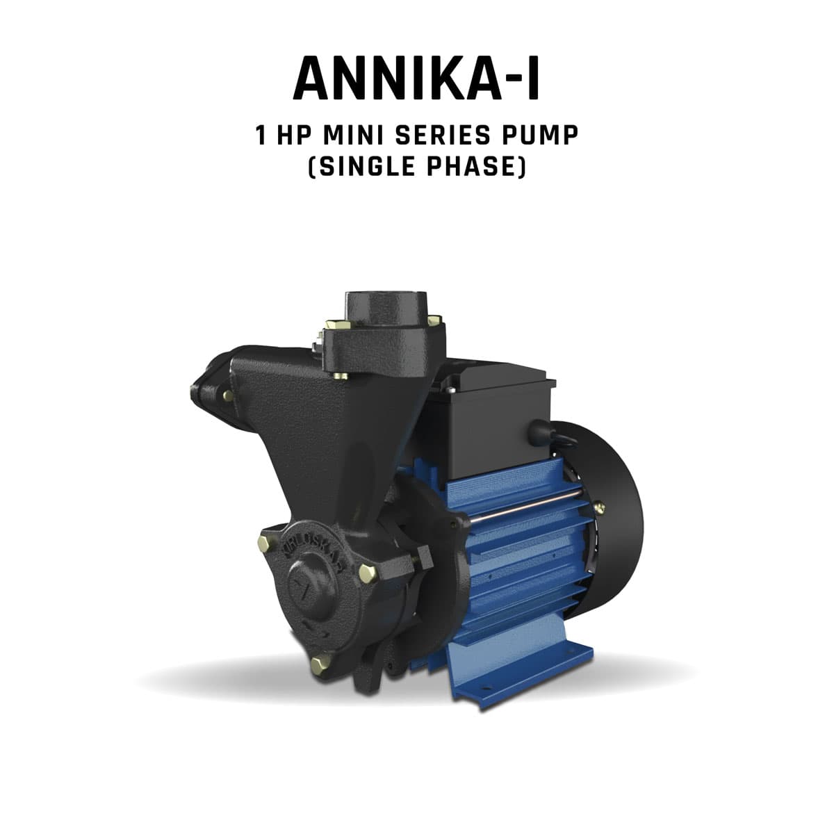 Self-priming Pump, ANNIKA-I, 1 HP, Single Phase, 240 Volts, Size 25mm X 25mm