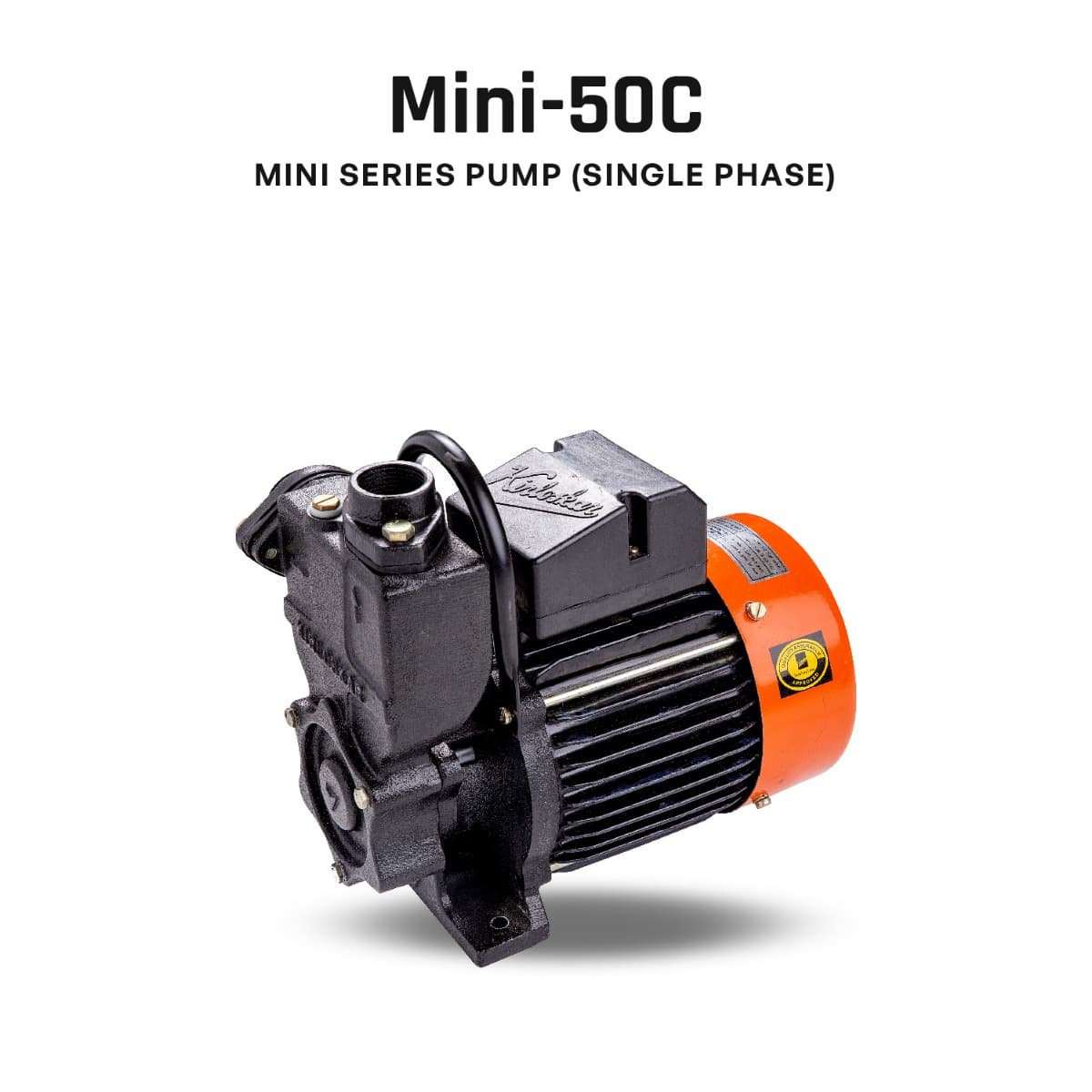 Self-priming Pump, MINI-50C, 1 HP, Single Phase, 230 Volts, Size 25mm X 25mm