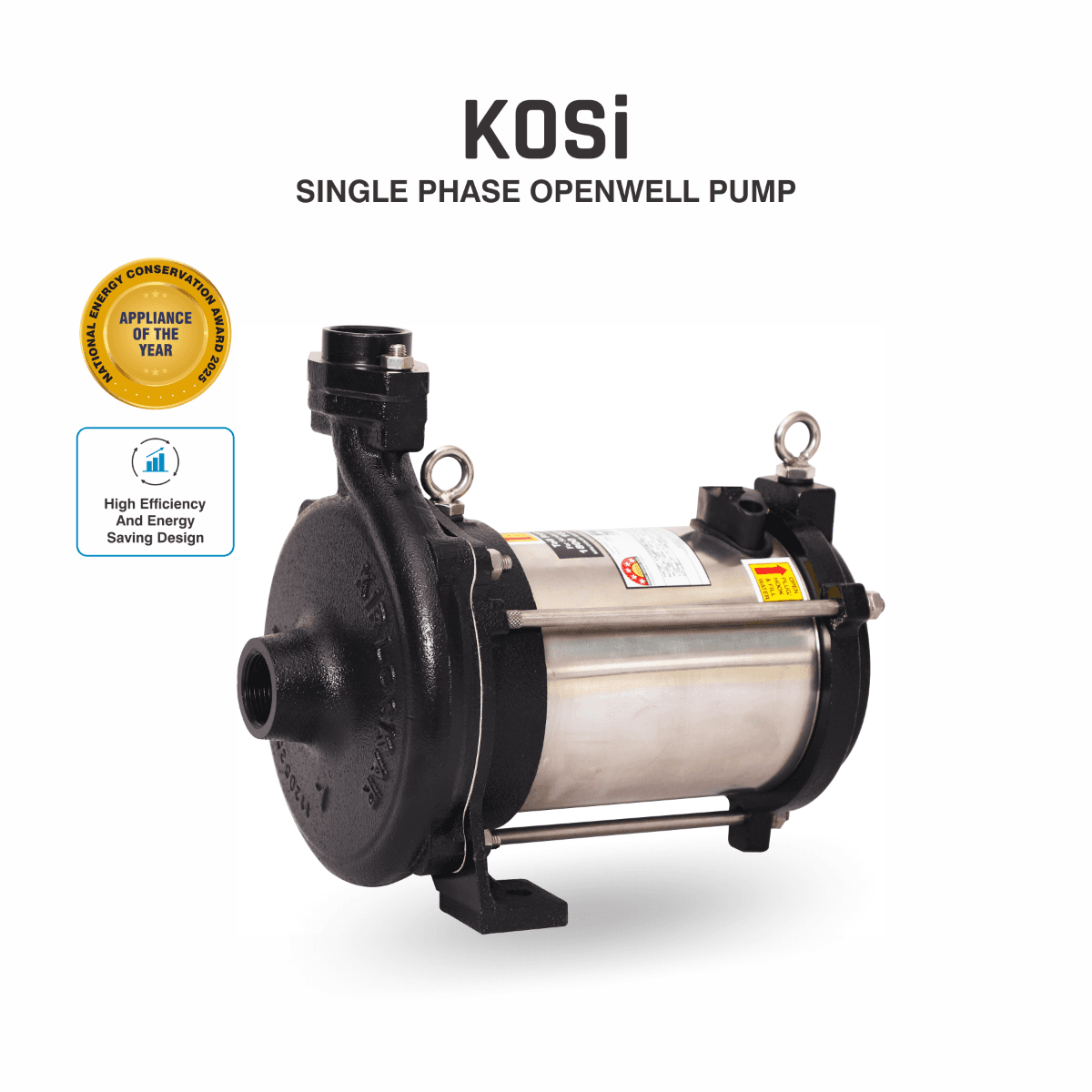 Openwell Submersible Pump, KOSi -135, 1 HP, Single Phase, 210 Volts, Size 25mm X 25mm with Control Panel