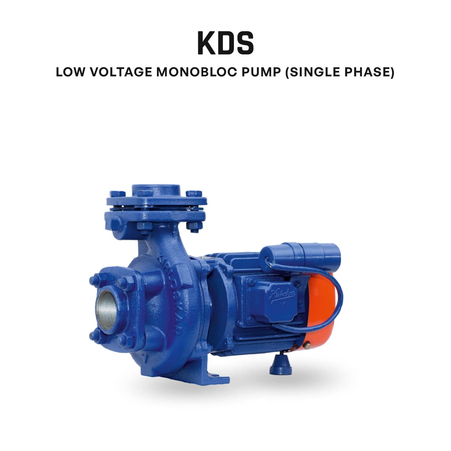 Monobloc Pump, KDS-212N LV, 2 HP, Single Phase, 200 Volts, Size 80mm X 80mm