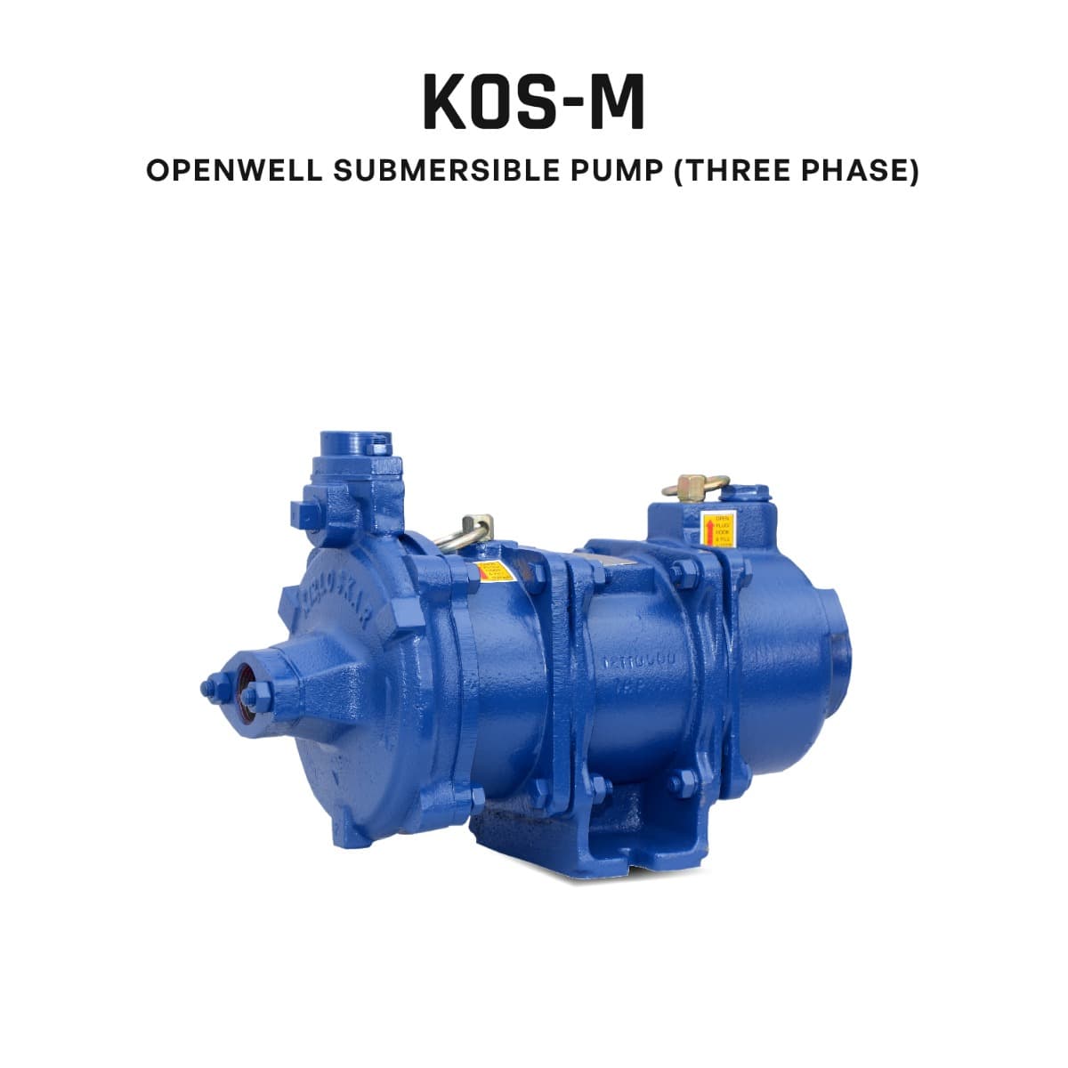 Openwell Submersible Pump, KOS-216M, 2 HP, Three Phase, 415 Volts, Size 65mm X 50mm