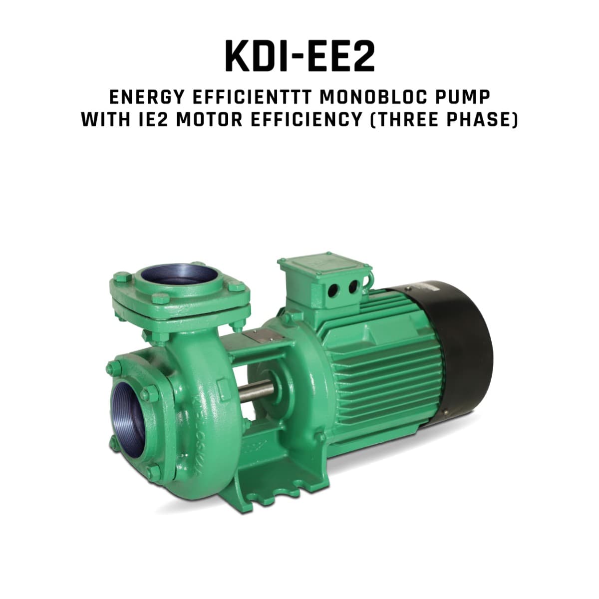 Monobloc Pump, KDI-325 EE2, 3 HP, Three Phase, 415 Volts, Size 65mm x 50mm