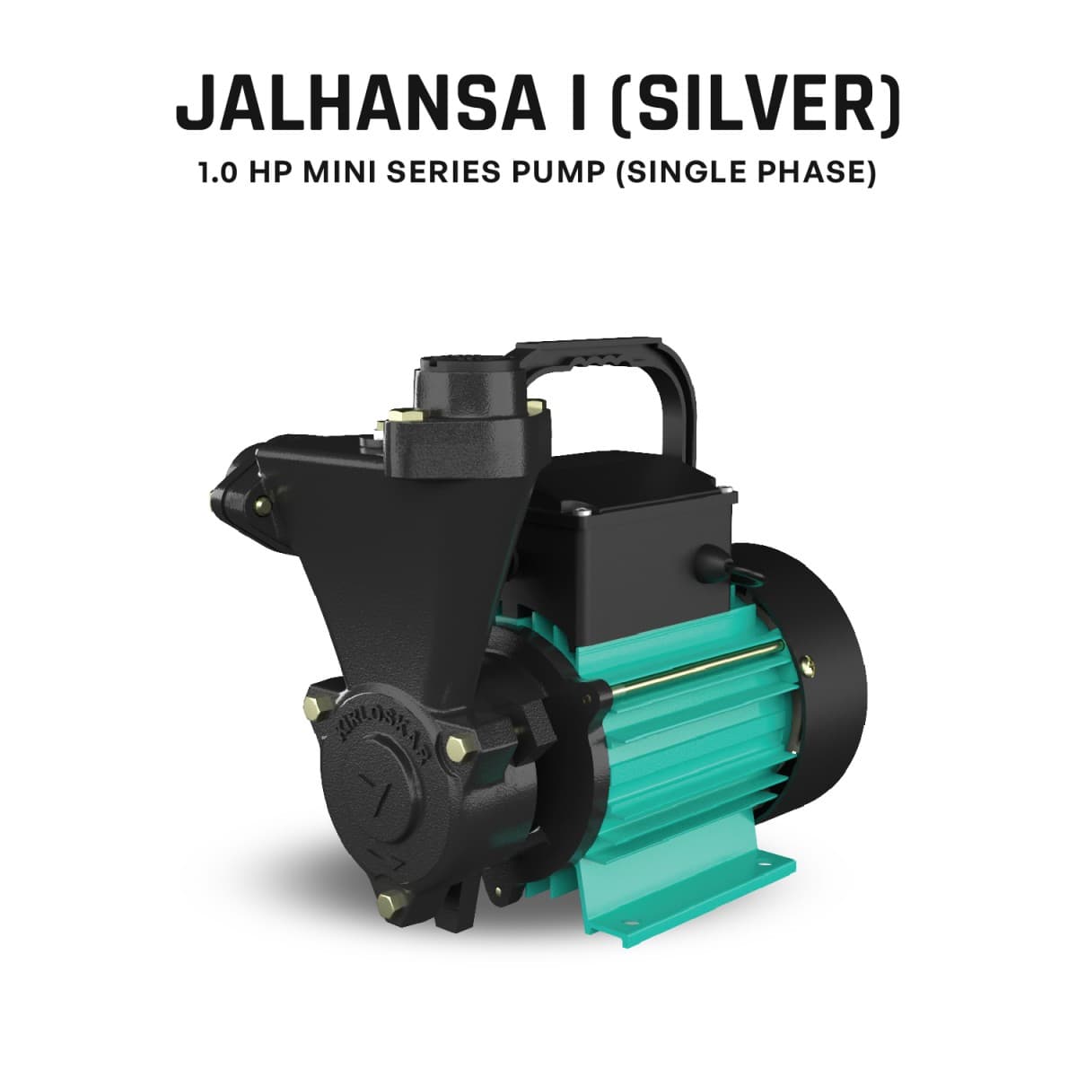 Self-priming Pump, MINI JALHANSA-I (Silver), 1 HP, Single Phase, 220 Volts, Size 25mm X 25mm