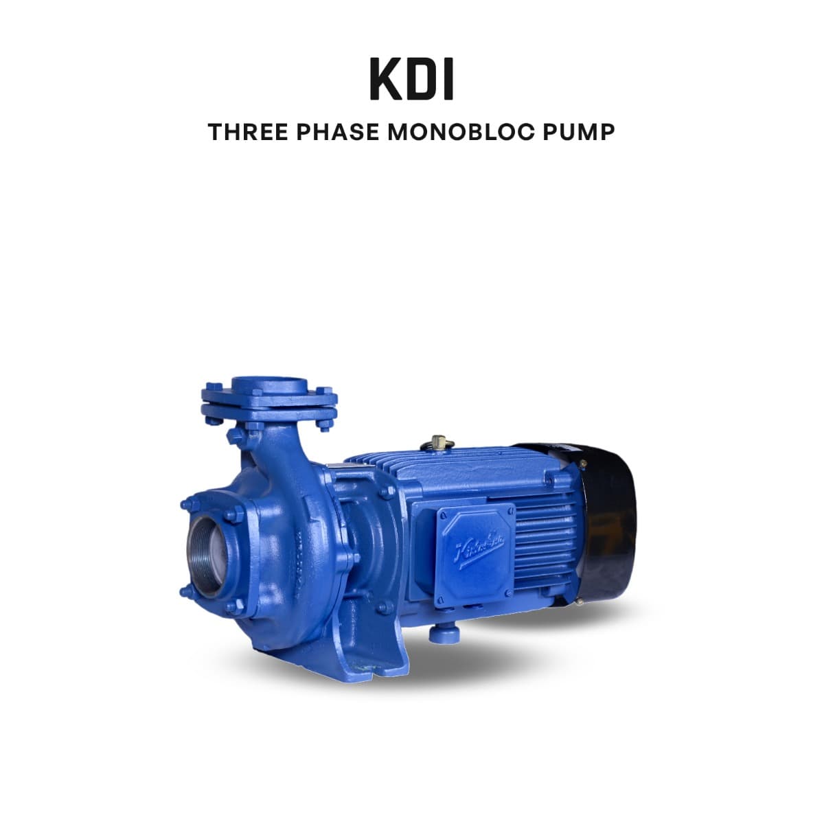 Monobloc Pump, KDI-1570+, 15 HP, Three Phase, 415 Volts, Size 65mm X 50mm