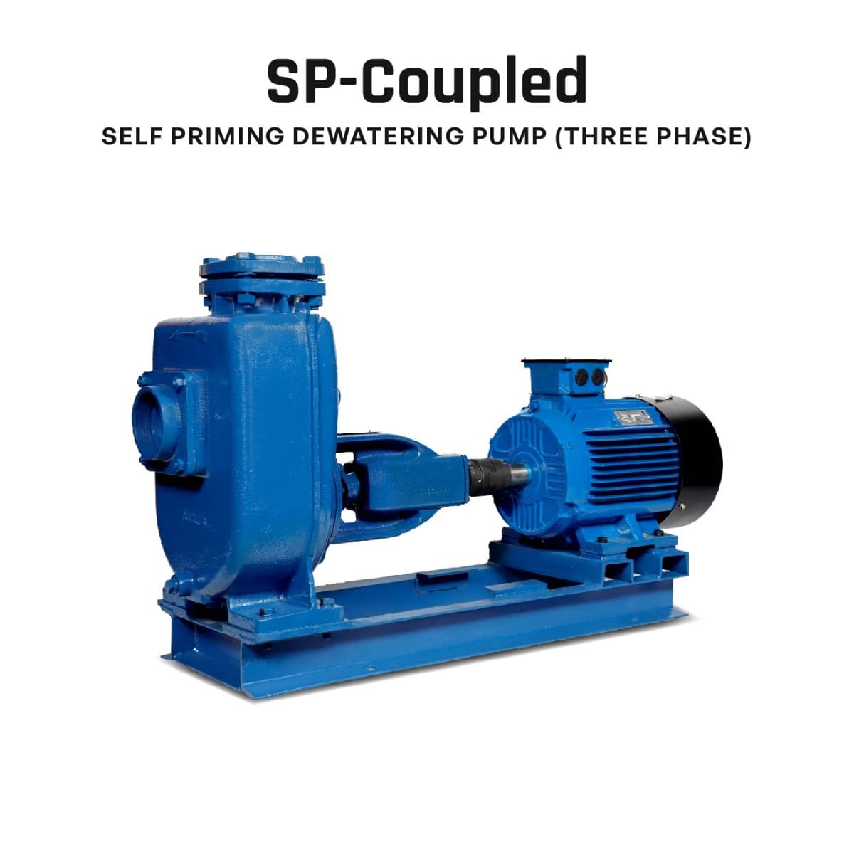 Dewatering Pump (Self-priming), SP-3 CS, 7.5 HP, Three Phase, 415 Volts, Size 80mm X 80mm