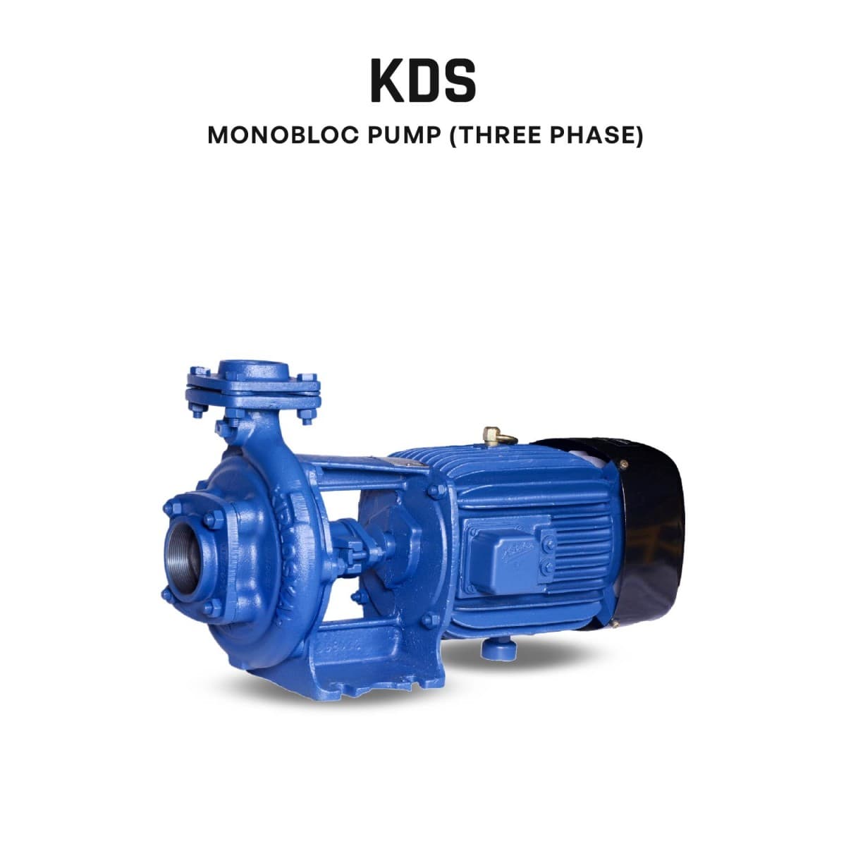 Monobloc Pump, KDS 520+, 5 HP, Three Phase, 400 Volts, Size 80mm X 80mm