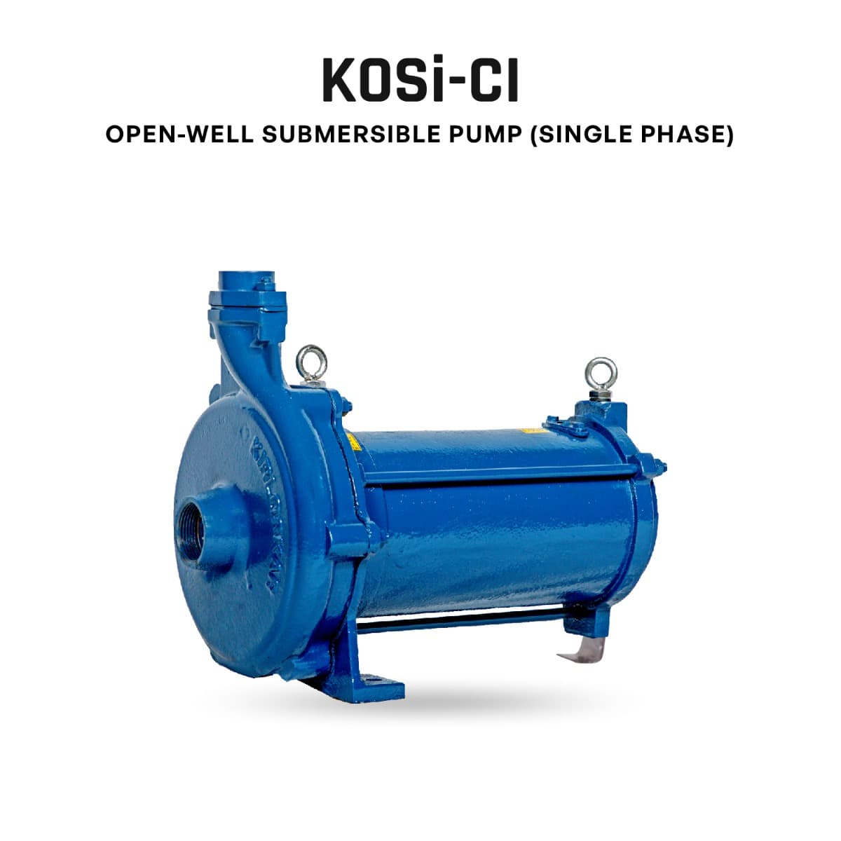 Openwell Submersible Pump, KOSi-Cast Iron-225, 2 HP, Single Phase, 210 Volts, Size 50mm X 40mm with Control Panel